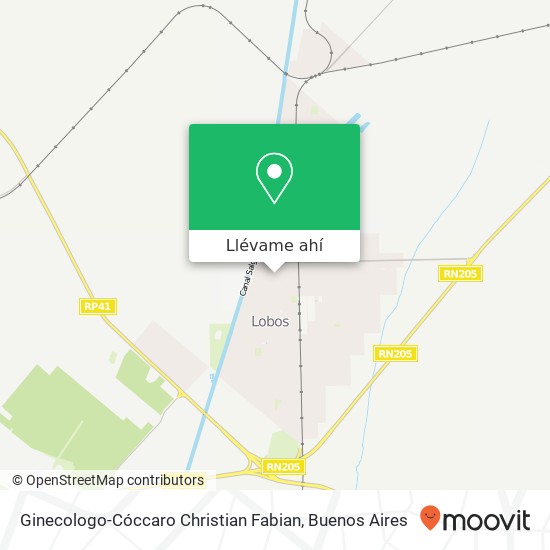 Mapa de Ginecologo-Cóccaro Christian Fabian