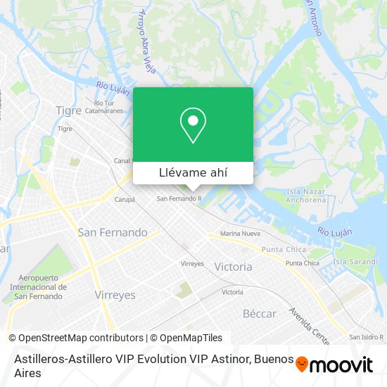 Mapa de Astilleros-Astillero VIP Evolution VIP Astinor