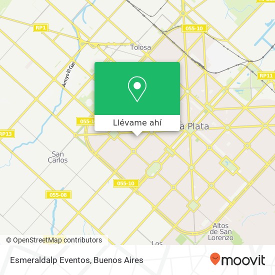 Mapa de Esmeraldalp Eventos