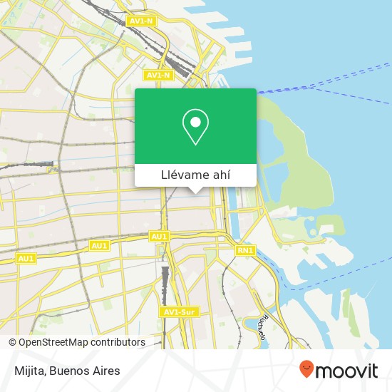 Mapa de Mijita, México 1097 Ciudad de Buenos Aires