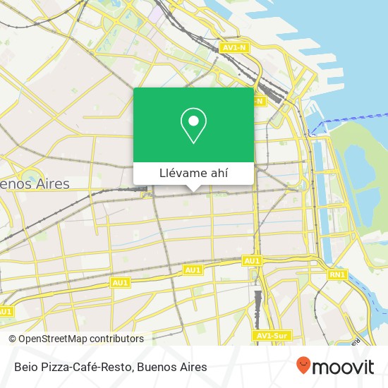 Mapa de Beio Pizza-Café-Resto, Avenida Rivadavia 1033 Ciudad de Buenos Aires