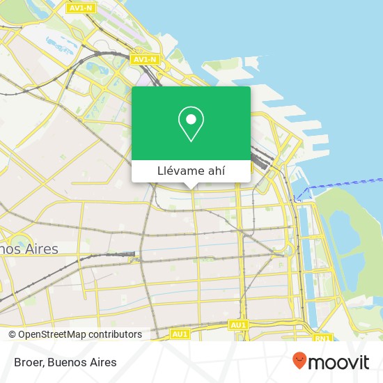 Mapa de Broer, Avenida Santa Fe 1123 Ciudad de Buenos Aires