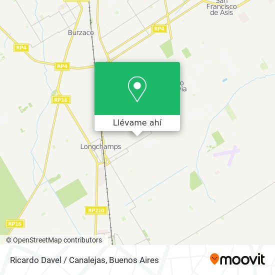Mapa de Ricardo Davel / Canalejas