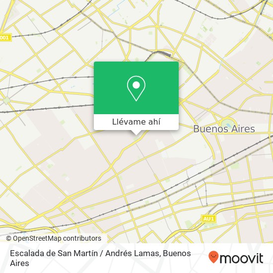 Mapa de Escalada de San Martín / Andrés Lamas