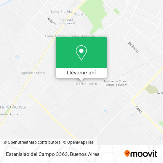 Mapa de Estanislao del Campo 3363