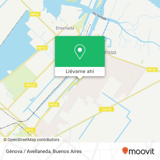 Mapa de Génova / Avellaneda