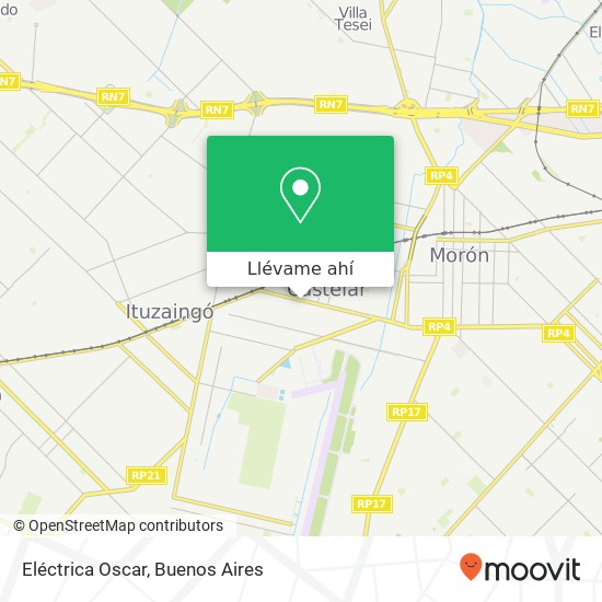 Mapa de Eléctrica Oscar