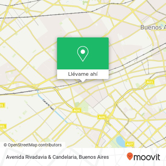 Mapa de Avenida Rivadavia & Candelaria