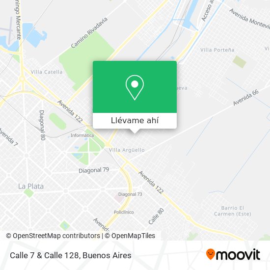 Mapa de Calle 7 & Calle 128