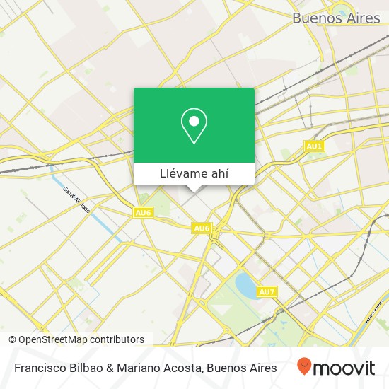 Mapa de Francisco Bilbao & Mariano Acosta