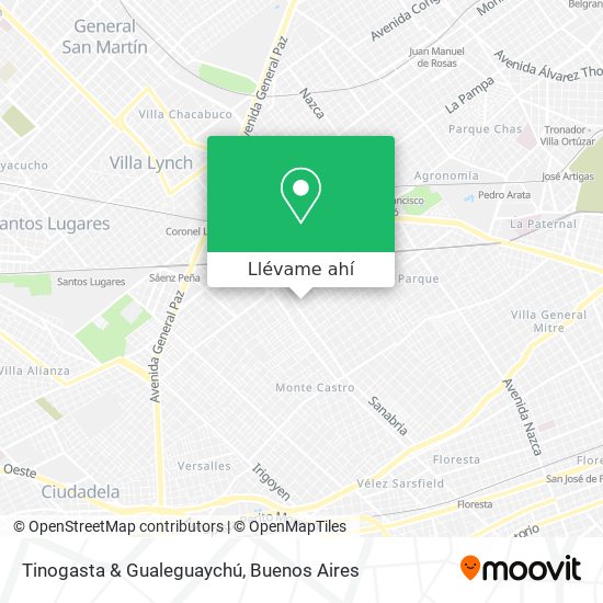 Mapa de Tinogasta & Gualeguaychú