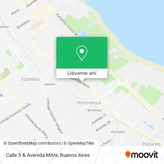 Mapa de Calle 5 & Avenida Mitre