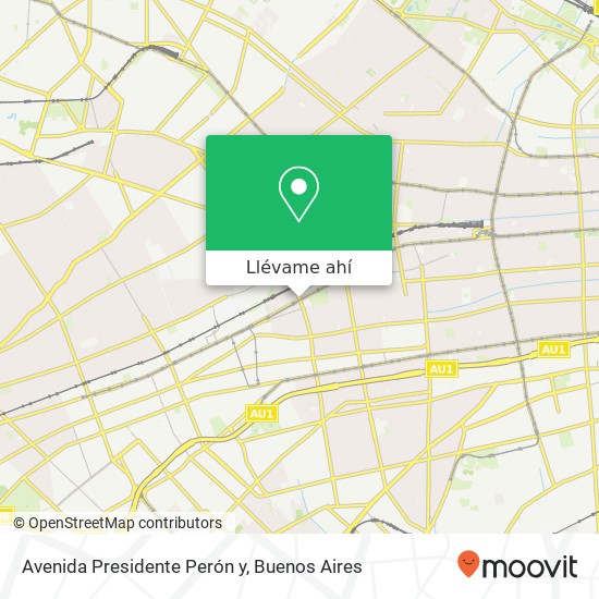 Mapa de Avenida Presidente Perón y