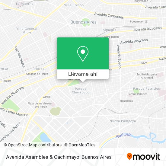 Mapa de Avenida Asamblea & Cachimayo