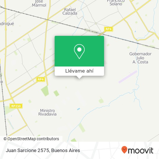 Mapa de Juan Sarcione 2575