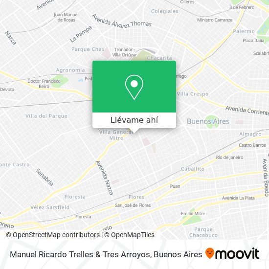 Mapa de Manuel Ricardo Trelles & Tres Arroyos