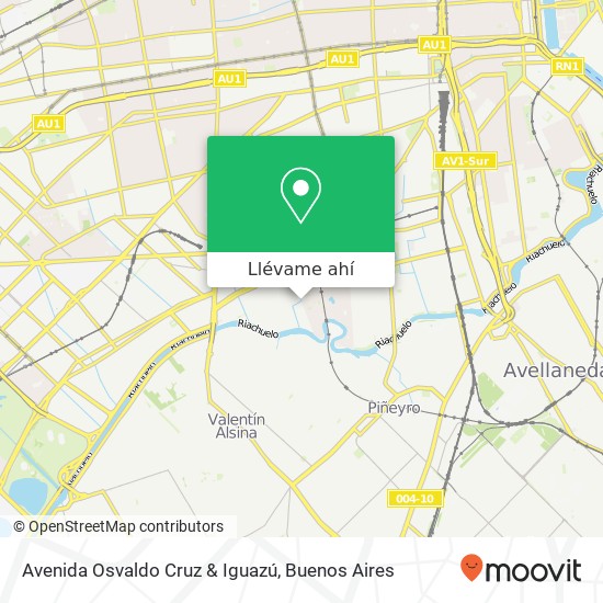 Mapa de Avenida Osvaldo Cruz & Iguazú