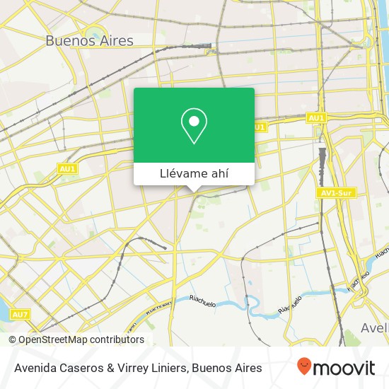 Mapa de Avenida Caseros & Virrey Liniers