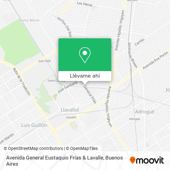 Mapa de Avenida General Eustaquio Frías & Lavalle