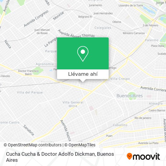 Mapa de Cucha Cucha & Doctor Adolfo Dickman