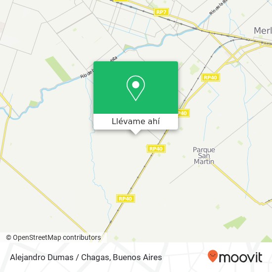 Mapa de Alejandro Dumas / Chagas