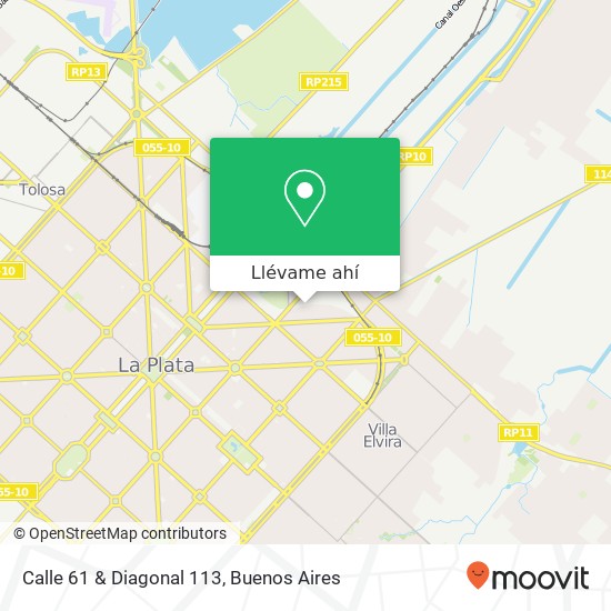 Mapa de Calle 61 & Diagonal 113