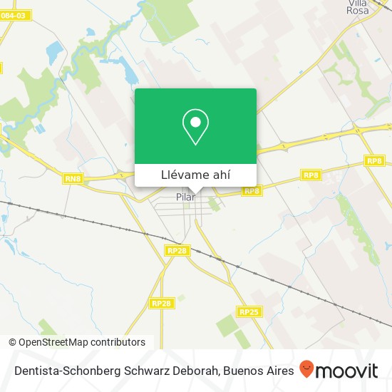 Mapa de Dentista-Schonberg Schwarz Deborah