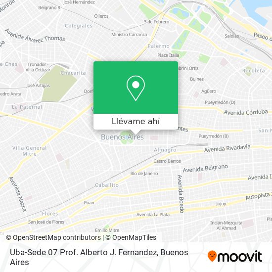 Mapa de Uba-Sede 07 Prof. Alberto J. Fernandez