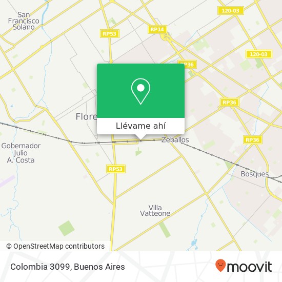 Mapa de Colombia 3099