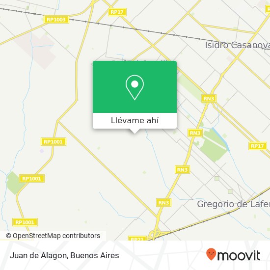 Mapa de Juan de Alagon