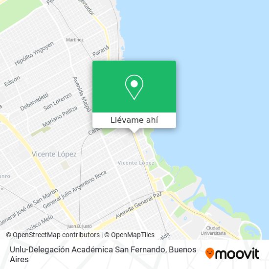 Mapa de Unlu-Delegación Académica San Fernando