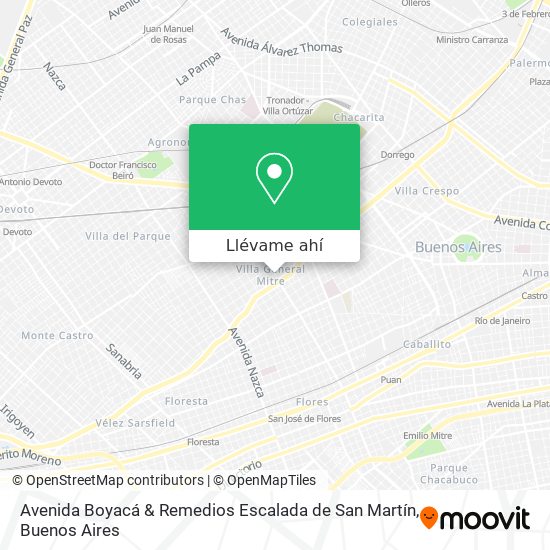 Mapa de Avenida Boyacá & Remedios Escalada de San Martín