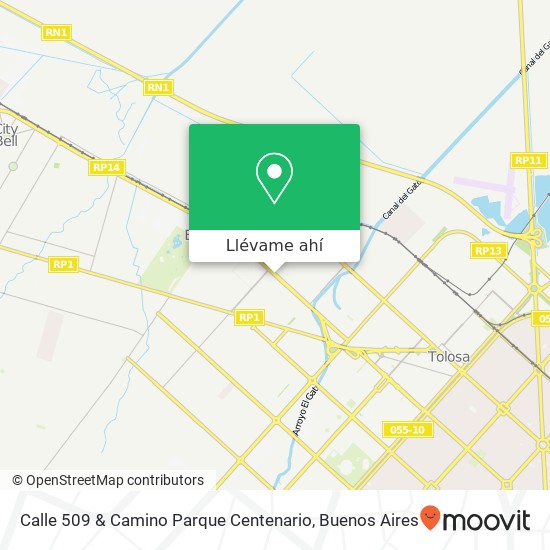 Mapa de Calle 509 & Camino Parque Centenario