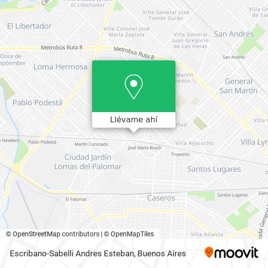 Mapa de Escribano-Sabelli Andres Esteban