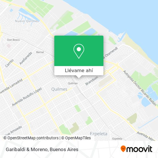 Mapa de Garibaldi & Moreno