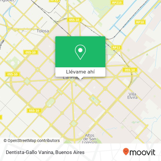 Mapa de Dentista-Gallo Vanina