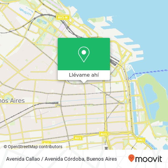 Mapa de Avenida Callao / Avenida Córdoba