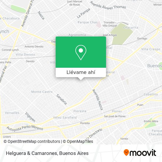Mapa de Helguera & Camarones