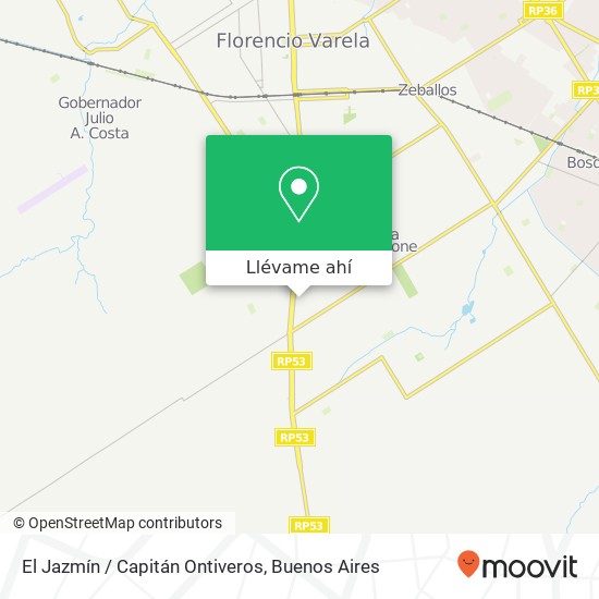 Mapa de El Jazmín / Capitán Ontiveros