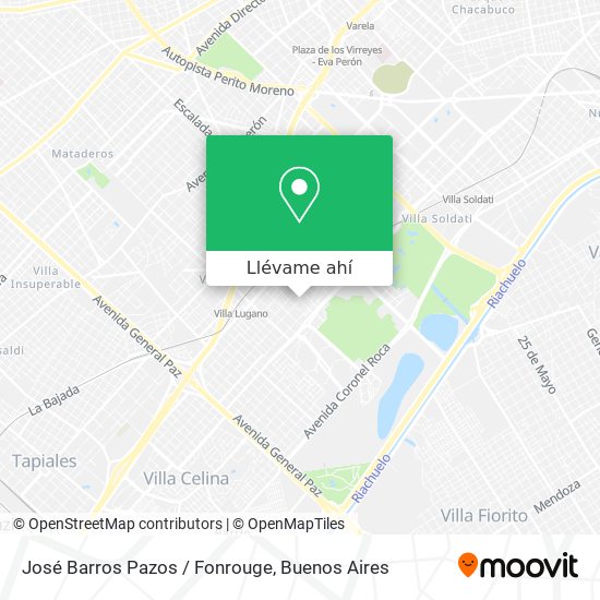 Mapa de José Barros Pazos / Fonrouge