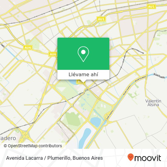 Mapa de Avenida Lacarra / Plumerillo