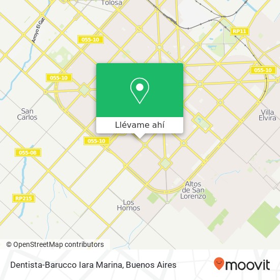Mapa de Dentista-Barucco Iara Marina