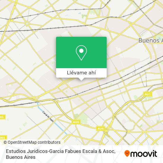 Mapa de Estudios Juridicos-Garcia Fabues Escala & Asoc