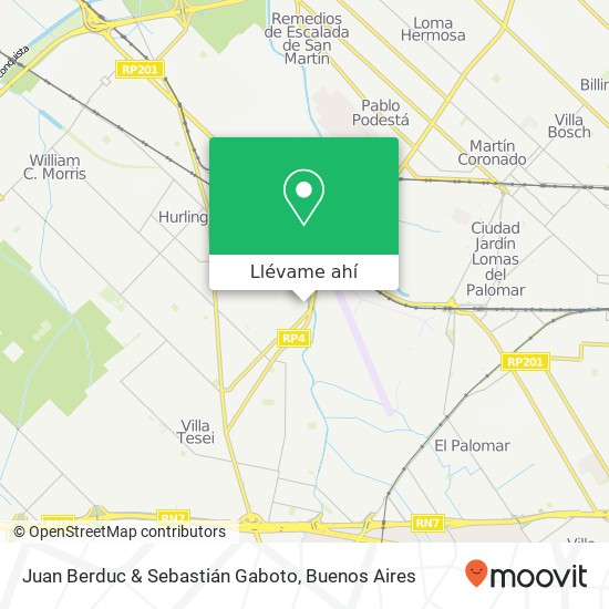 Mapa de Juan Berduc & Sebastián Gaboto