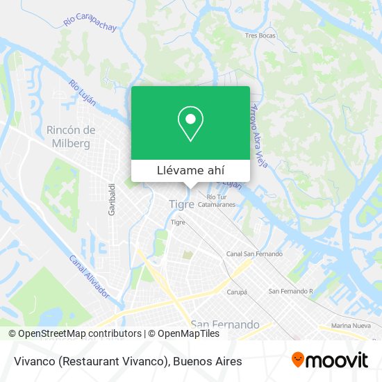 Mapa de Vivanco (Restaurant Vivanco)