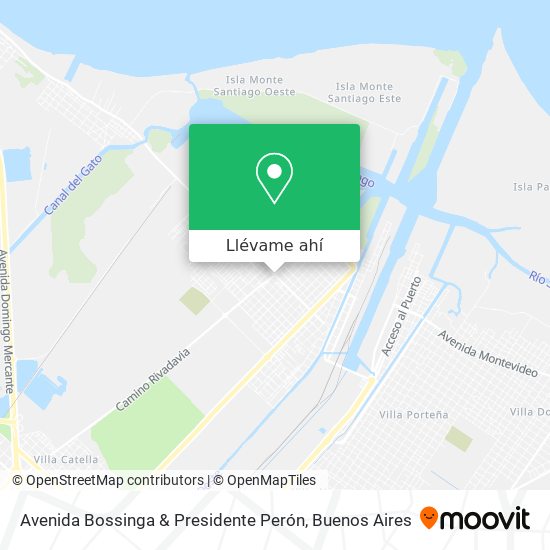 Mapa de Avenida Bossinga & Presidente Perón