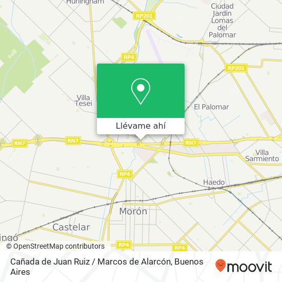 Mapa de Cañada de Juan Ruiz / Marcos de Alarcón