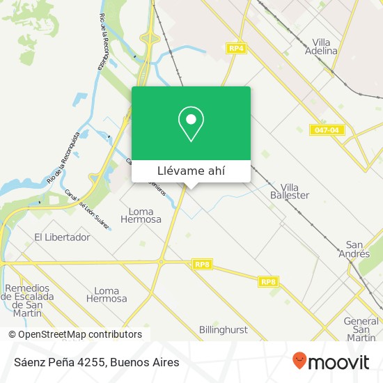 Mapa de Sáenz Peña 4255
