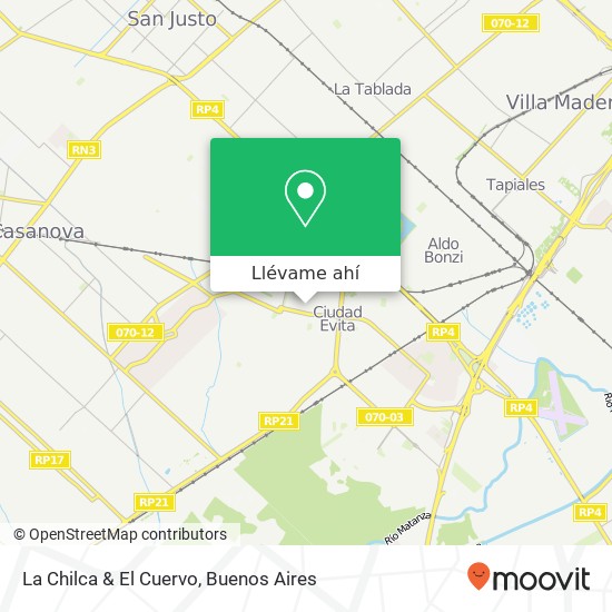 Mapa de La Chilca & El Cuervo