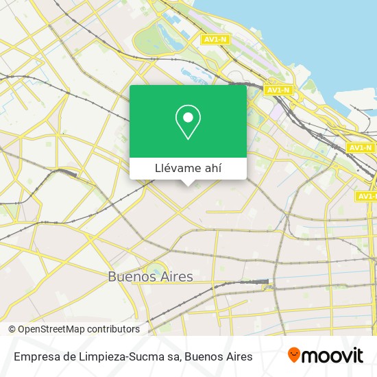 Mapa de Empresa de Limpieza-Sucma sa